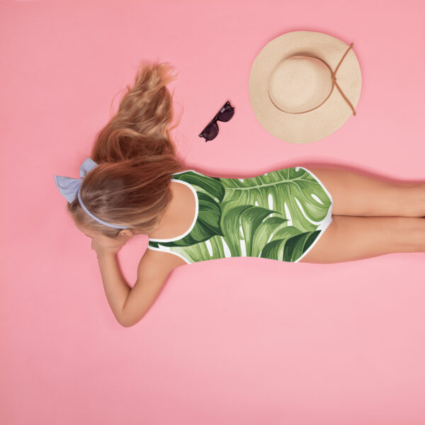 Monstera Leaf Swimsuit - Toddler & Kids - Image 3