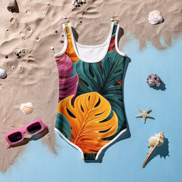 Monstera (Color) | Toddler & Kids Swimsuit - Image 7