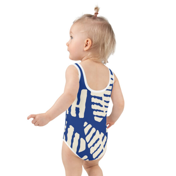 Blue Fern Print | Toddler & Kids Swimsuit - Image 6