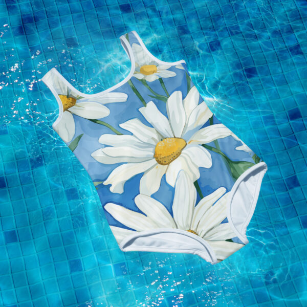 Blue Daisy | Youth Swimsuit - Image 2