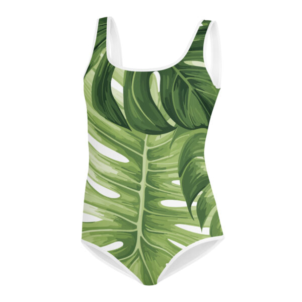 Monstera Leaf Swimsuit - Youth