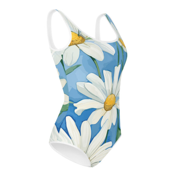 Blue Daisy | Youth Swimsuit - Image 8