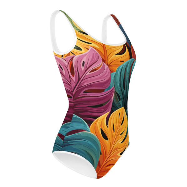 Monstera (Color) | Youth Swimsuit - Image 7