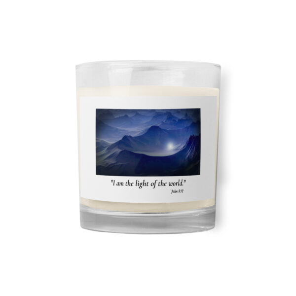 "I am the Light of the World" | Glass jar soy wax candle