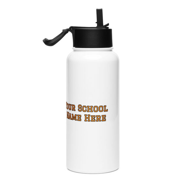 SAMPLE (Tiger) Stainless steel water bottle with a straw lid - Image 4