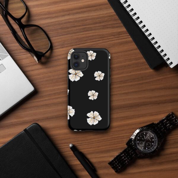 Flower Print Tough Case for iPhone® - Image 4