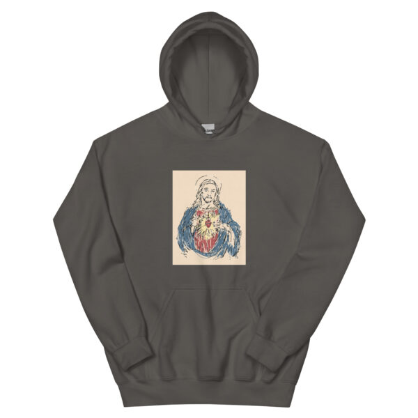 Sacred Heart Jesus Unisex Hoodie - Image 6