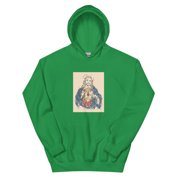 Sacred Heart Jesus Unisex Hoodie - Image 9