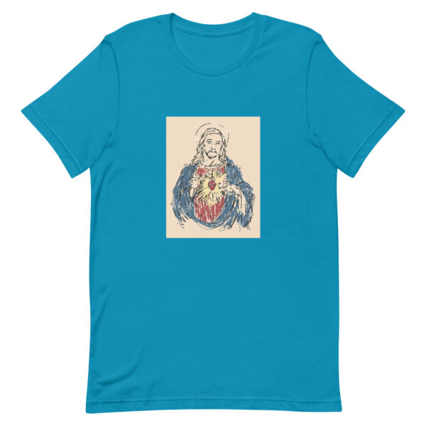 Sacred Heart Jesus Unisex t-shirt - Image 6