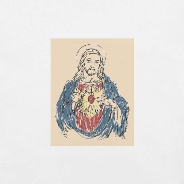 Sacred Heart Jesus Unisex t-shirt - Image 14